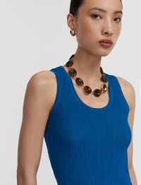 Siam Blue Débardeur Maille - Siam Blue