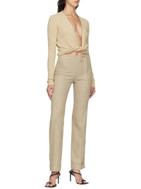 BEIGE LE GILET NOUE