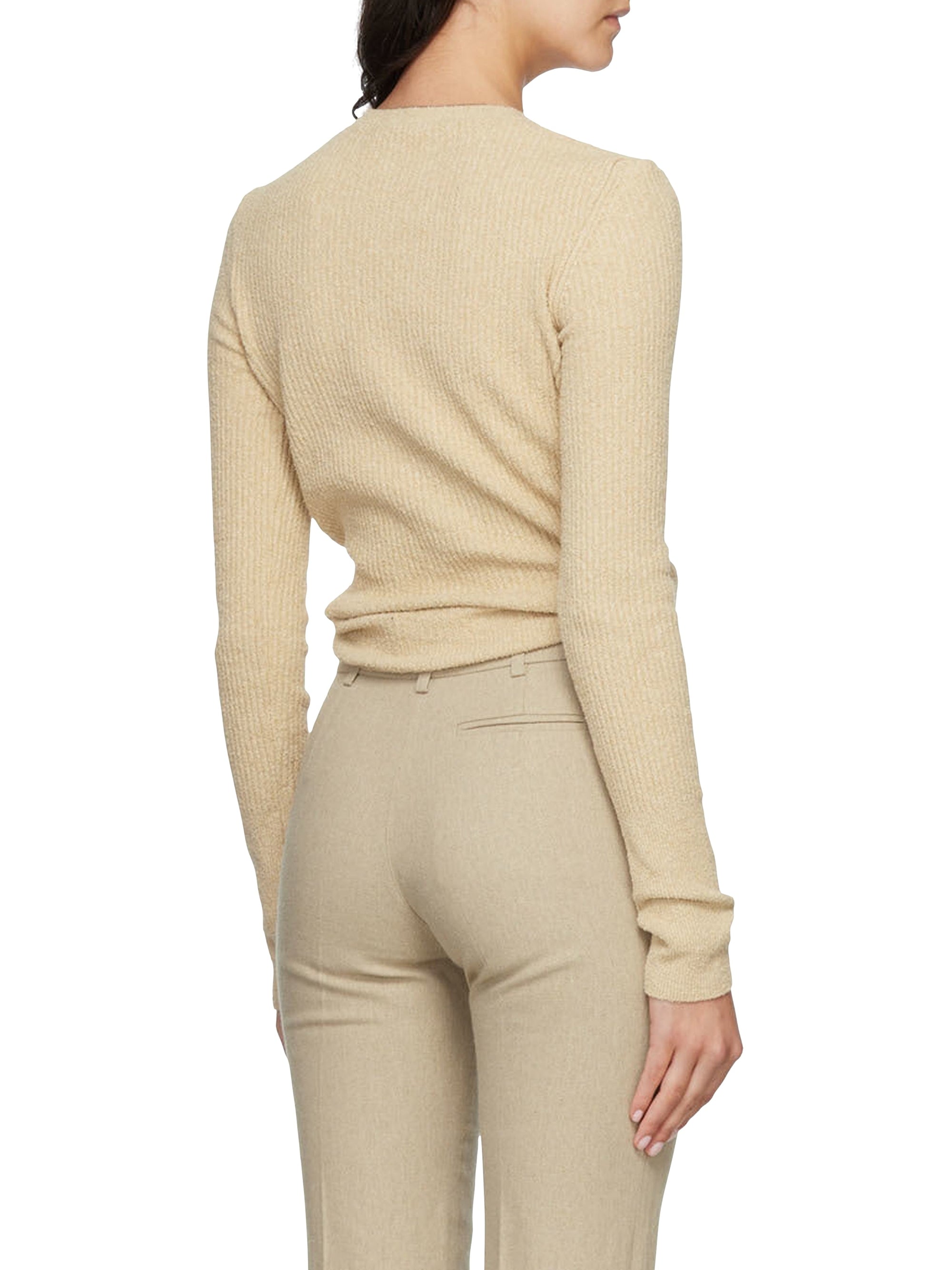 BEIGE LE GILET NOUE