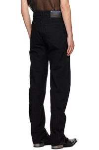 TWISTED SEAM DENIM JEANS