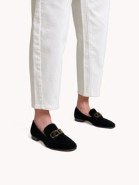 7qty DÉJÀ VU 220€ / Mocassins Blair en velours - Black