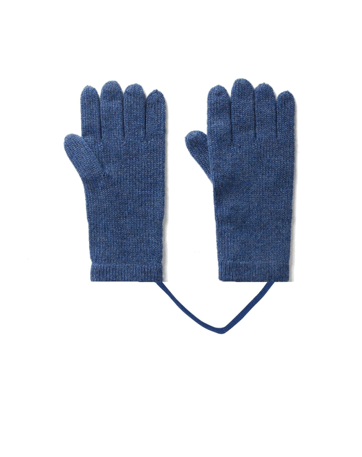 Cashmere gloves - Aegean Blue