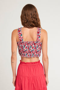 RED BLOSSOM BRA
