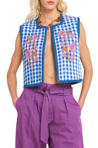 BLUE POLLY GILET