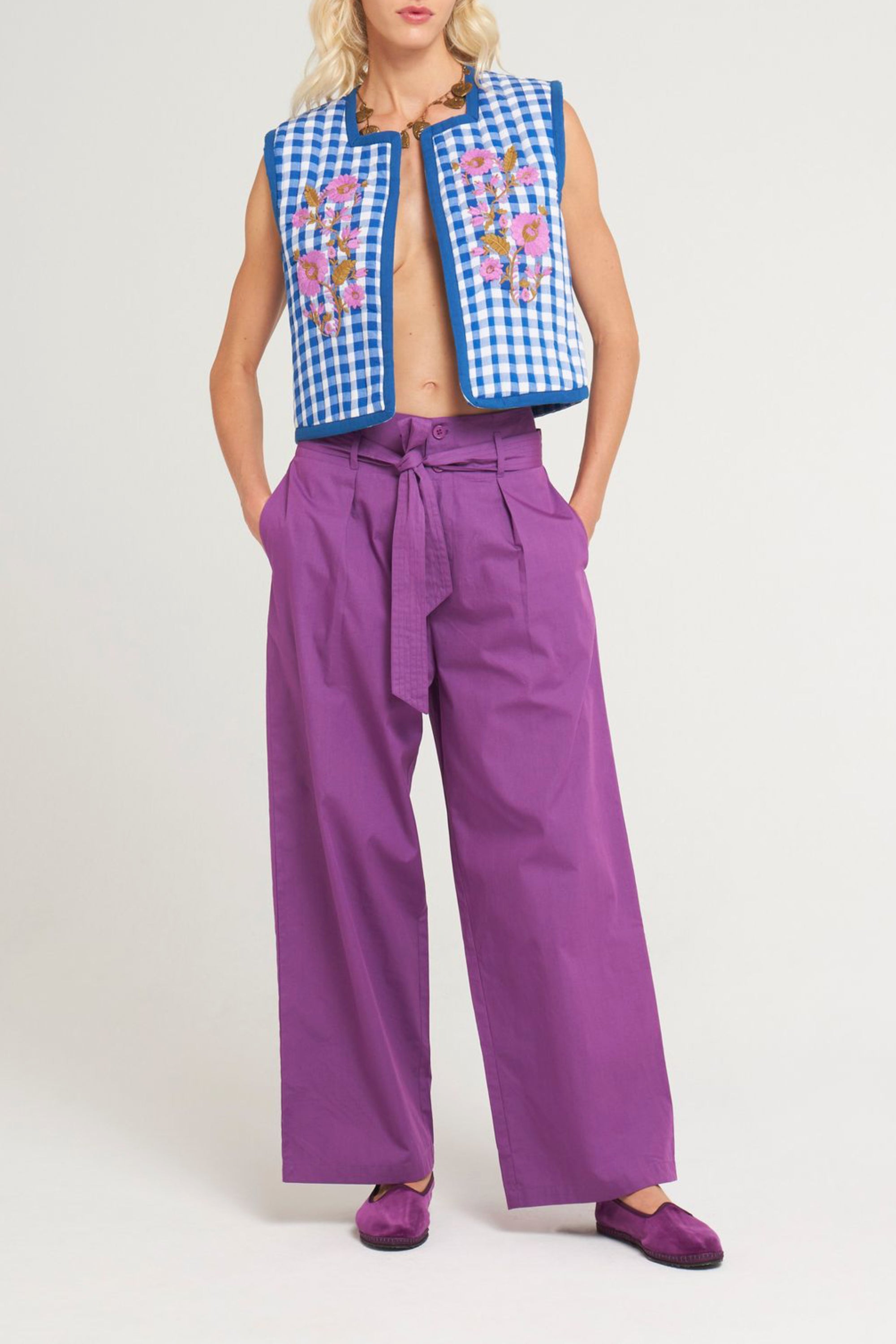 BLUE POLLY GILET