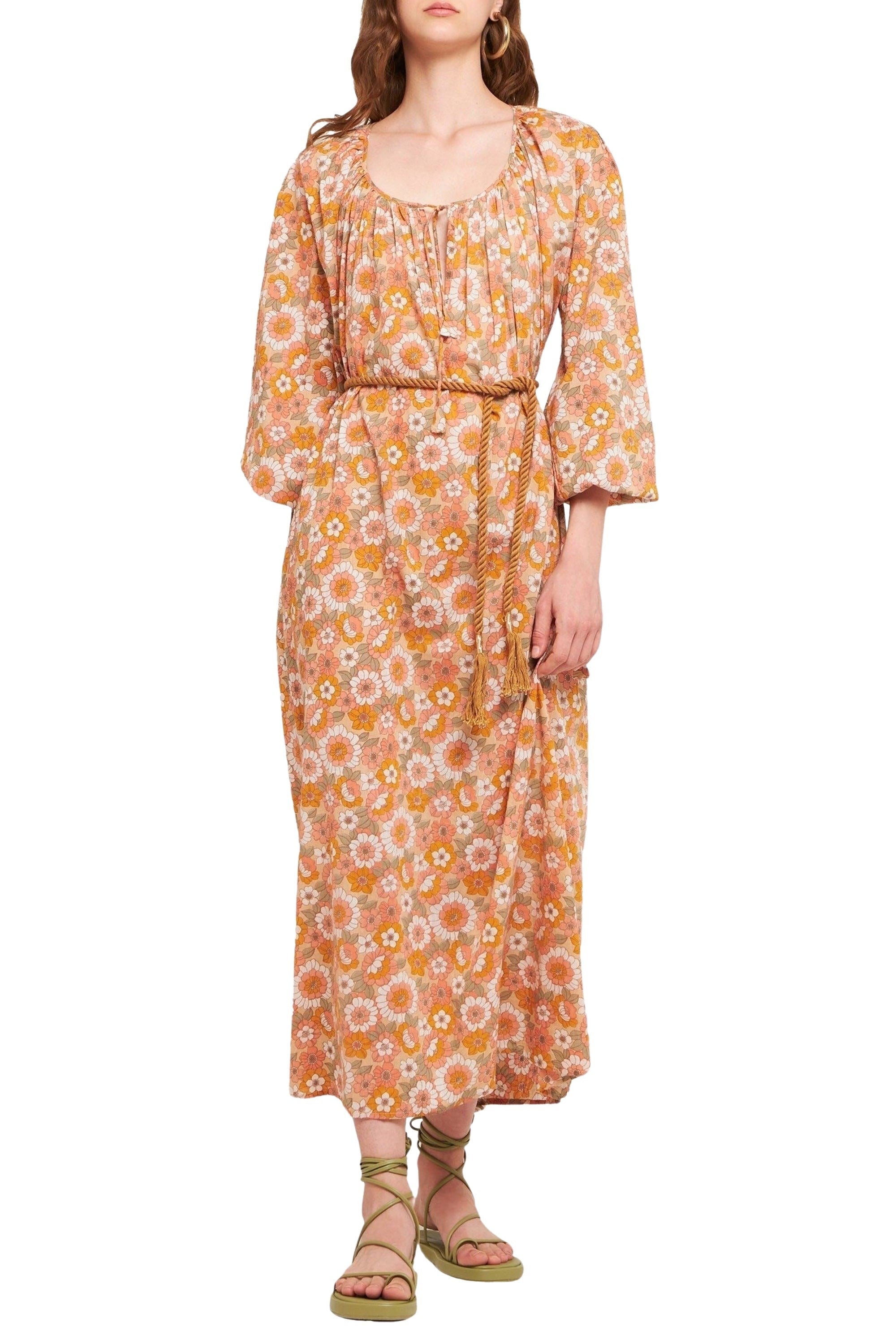 RUST BLOSSOM LONGDRESS