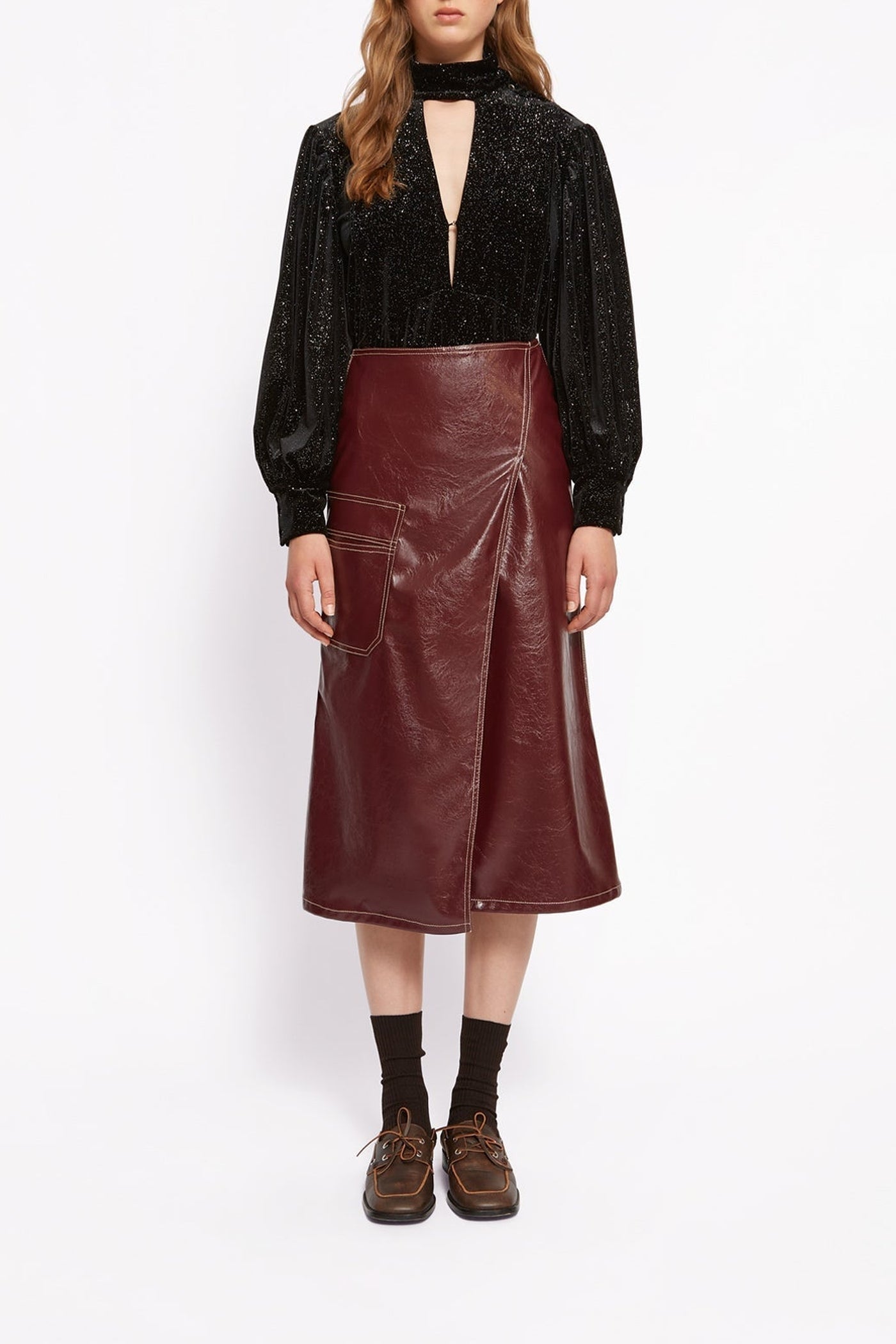 Bianca sequined blouse - Black