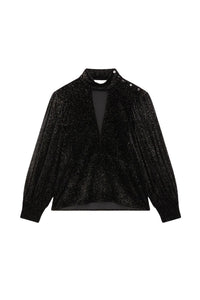 Bianca sequined blouse - Black