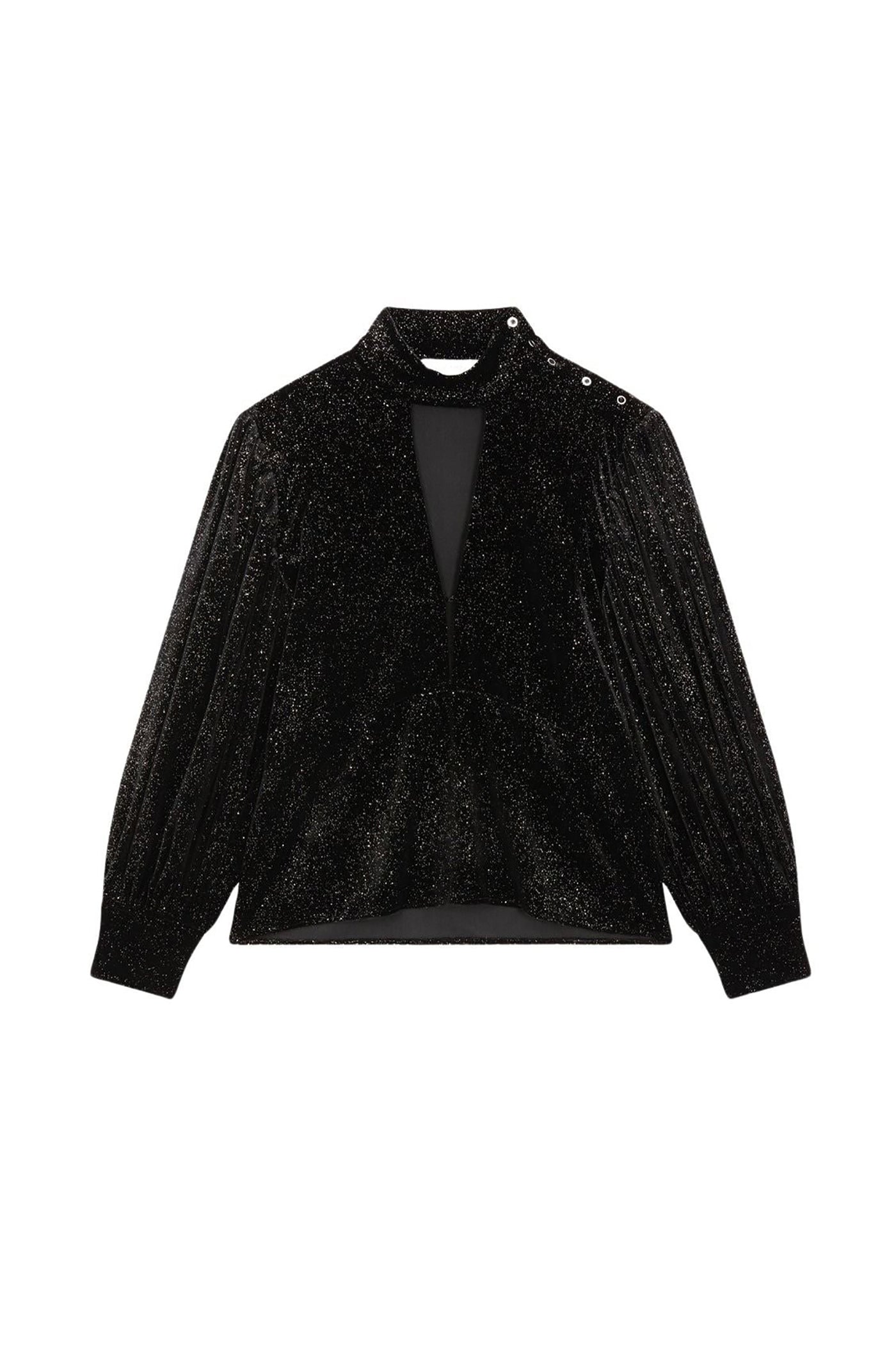 Bianca sequined blouse - Black