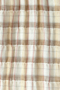 Song blouse in seersucker - Beige
