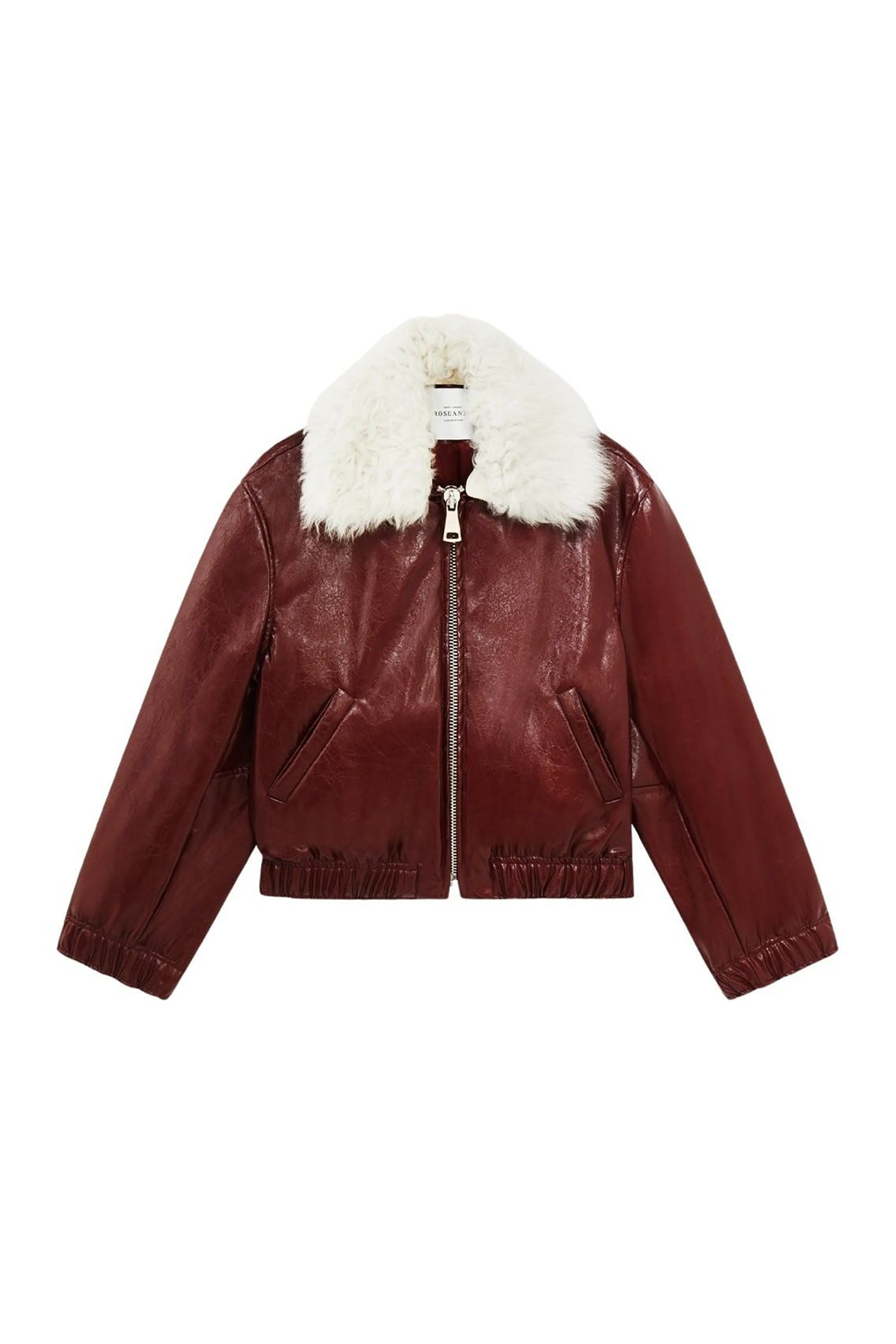 Blouson Orso vernie - Bordeaux