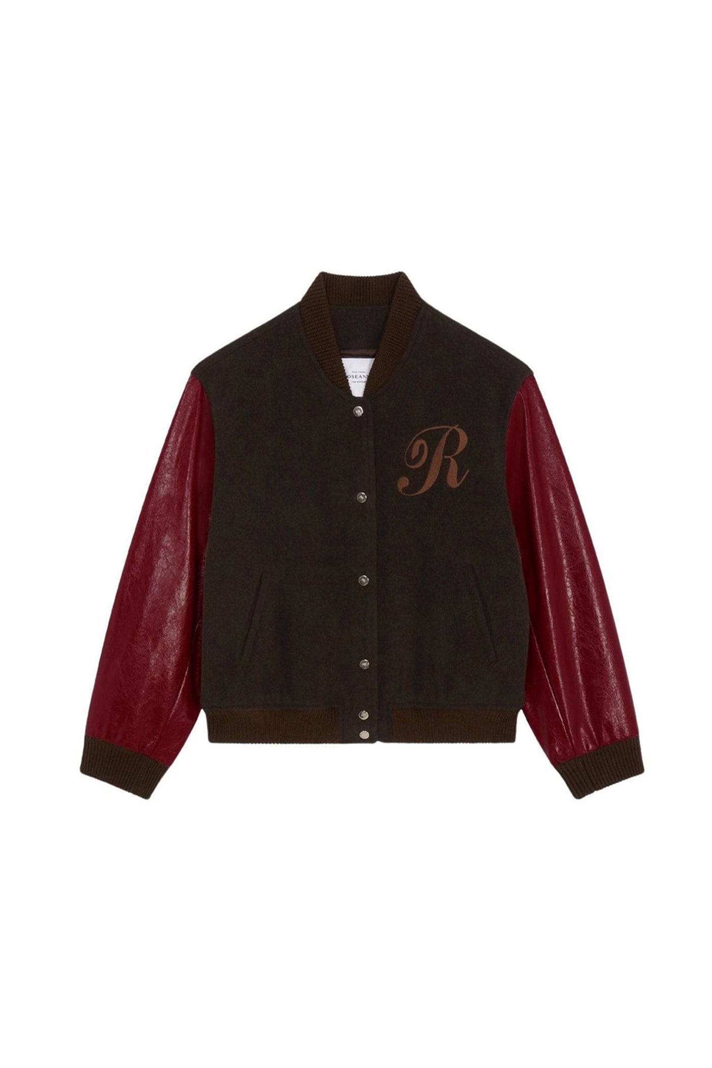 Blouson Teddy en laine - Chocolat