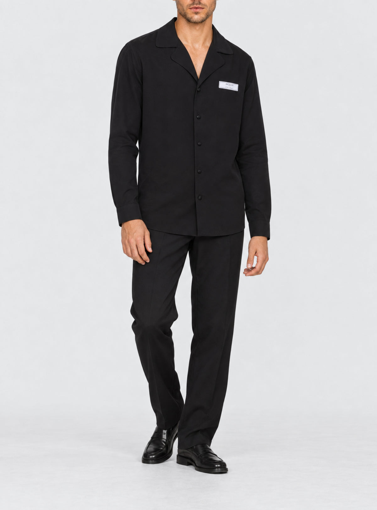 Chemise manches longues - Noir