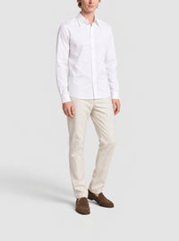 Chemise en coton signature Balmain - Blanc