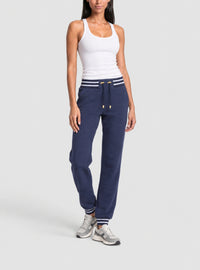 Pantalon de survêtement Balmain vichy - Marine