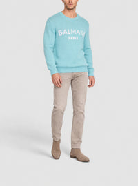 Pull en laine balmain paris - Bleu