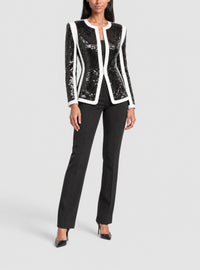 Veste à sequins - Noir & Blanc