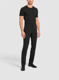 Pantalon brodée Constellation - Noir & Cristal