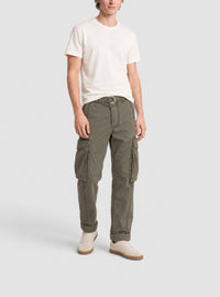 Pantalon cargo en coton - Kaki