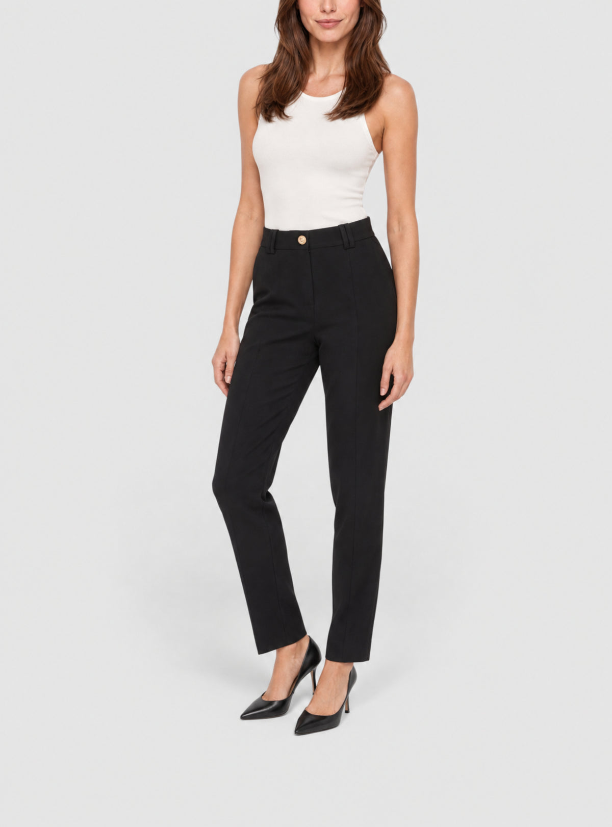 Pantalon crêpe - Noir