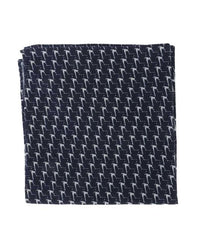 DARK BLUE // POCKET SQUARES P.SQ. CM33X33 ROLLED