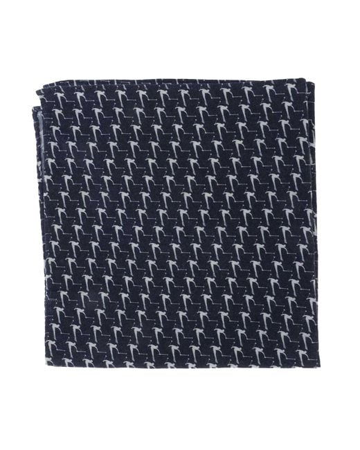 DARK BLUE // POCKET SQUARES P.SQ. CM33X33 ROLLED
