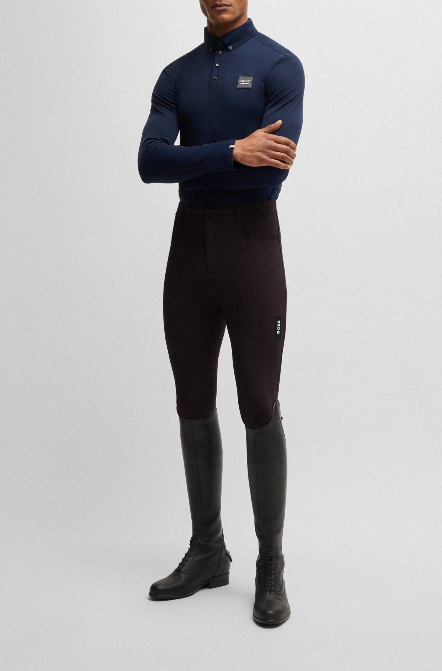DARK BROWN // CASUAL TROUSERS DAVID222D