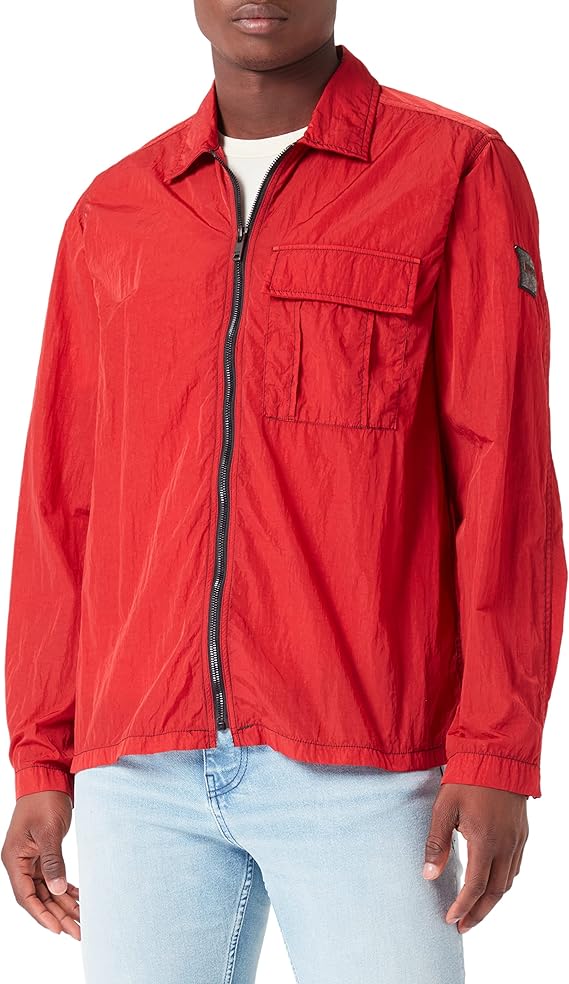 BRIGHT RED // CASUAL SHIRTS LOONY