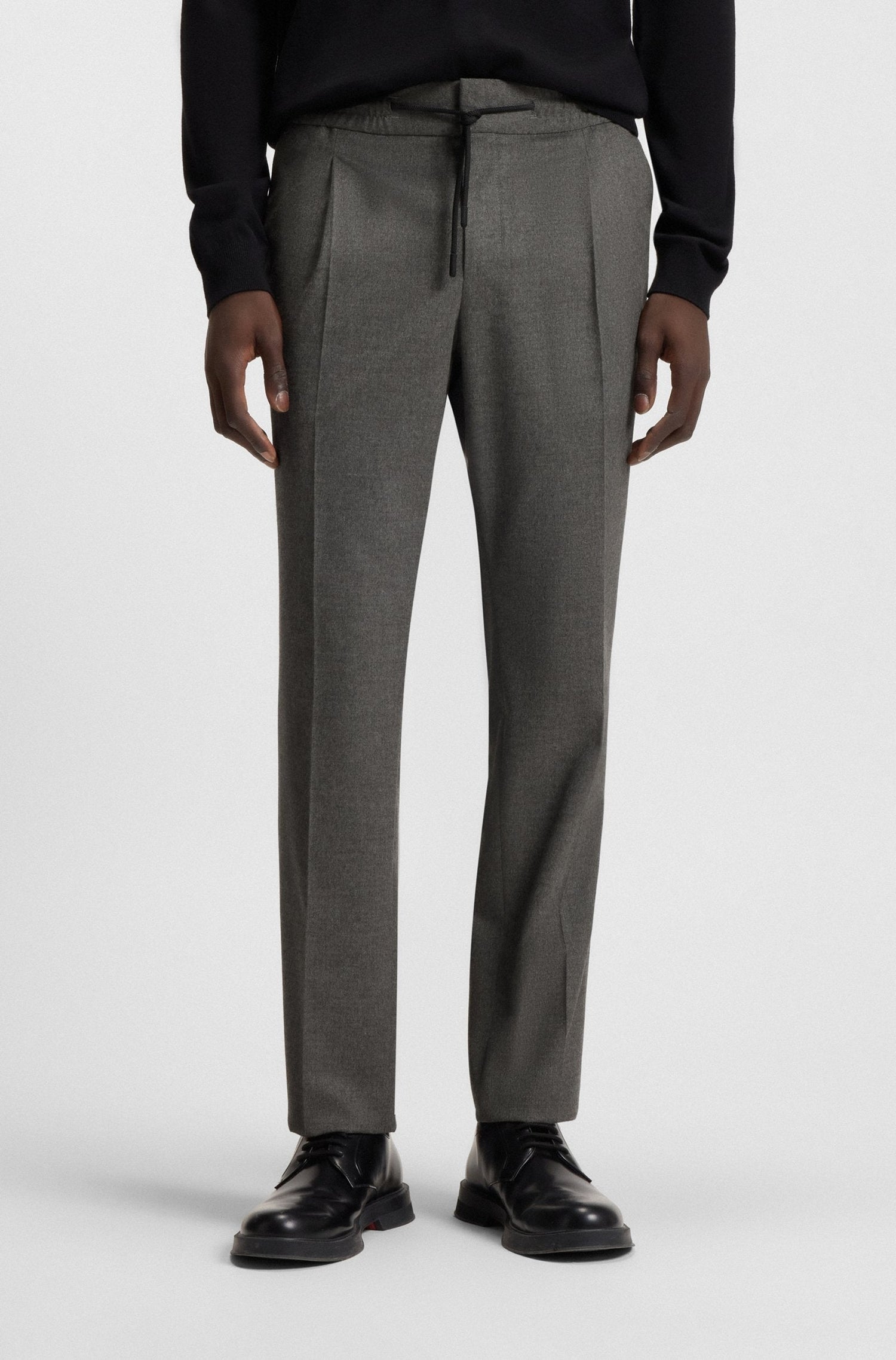 Pantalon de costume Gauerd en laine - Open Grey