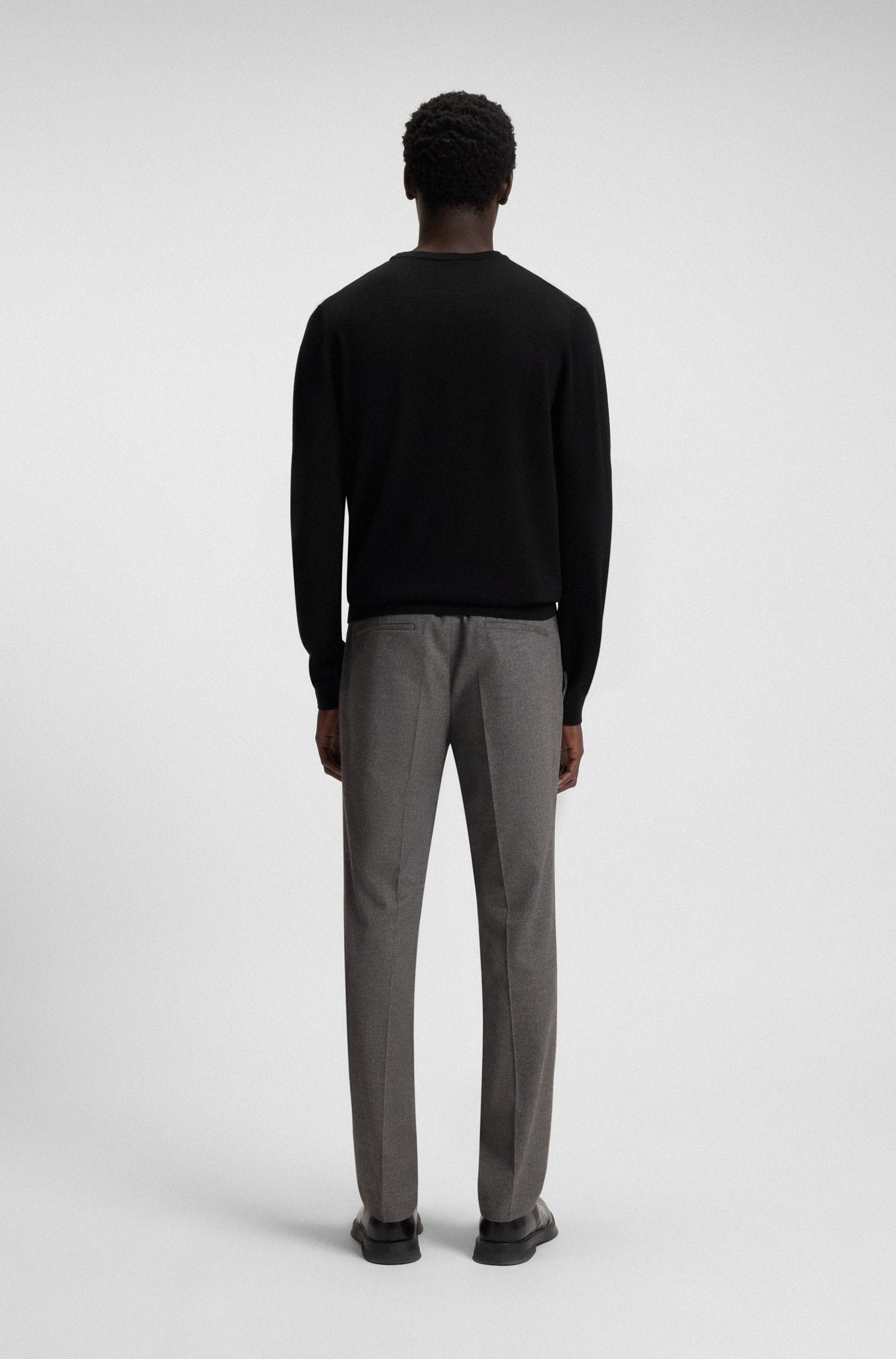 Pantalon de costume Gauerd en laine - Open Grey