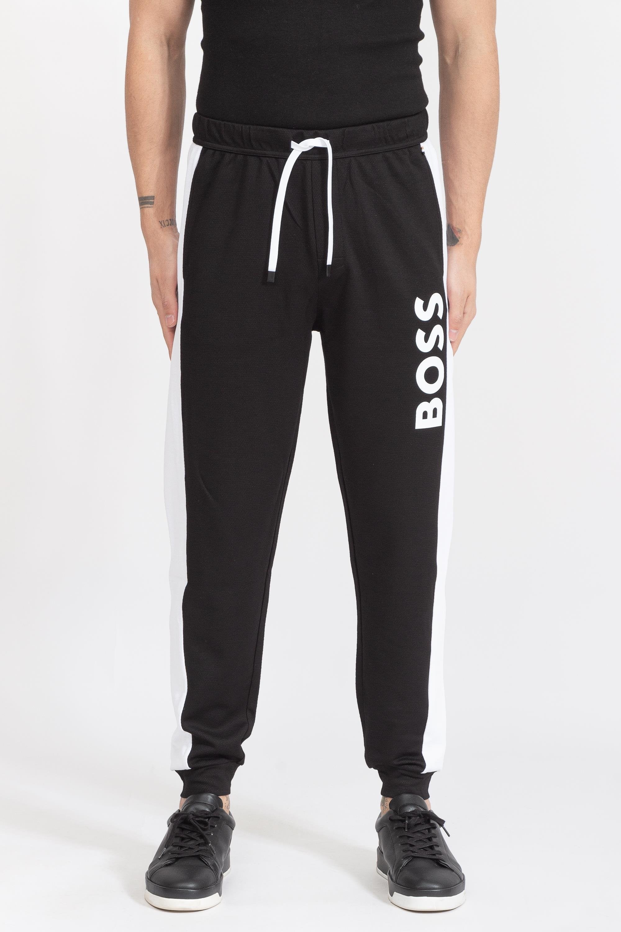 BLACK // LOUNGEWEAR JACQUARD PANTS
