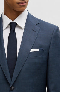 DARK BLUE // POCKET SQUARES H-POCKET SQ-222