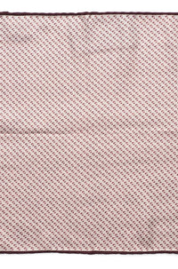 Silk pocket square - Dark Red