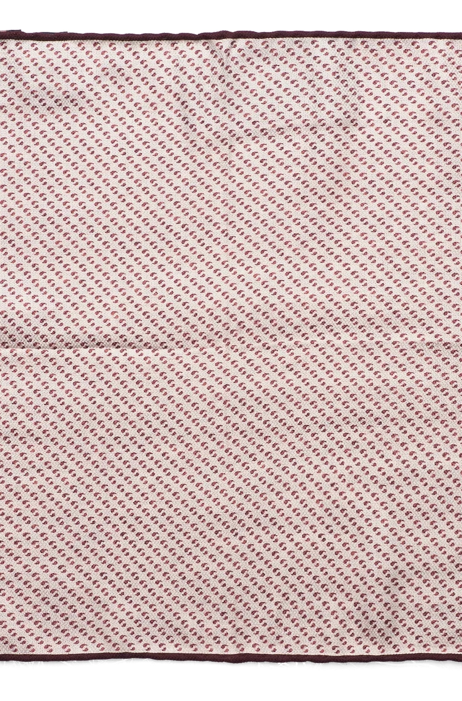 Silk pocket square - Dark Red
