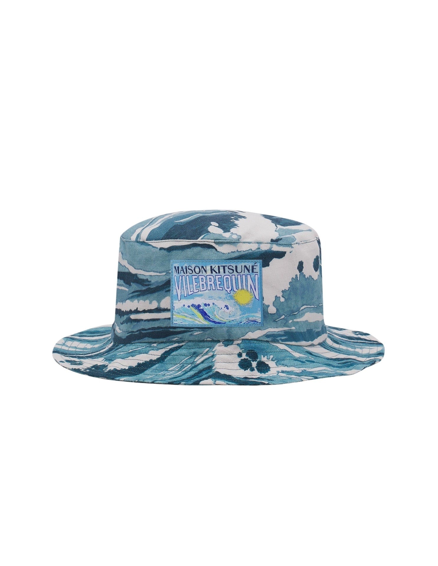 Bob Maison Kitsuné x Vilebrequin en lin - Storm Blue Design