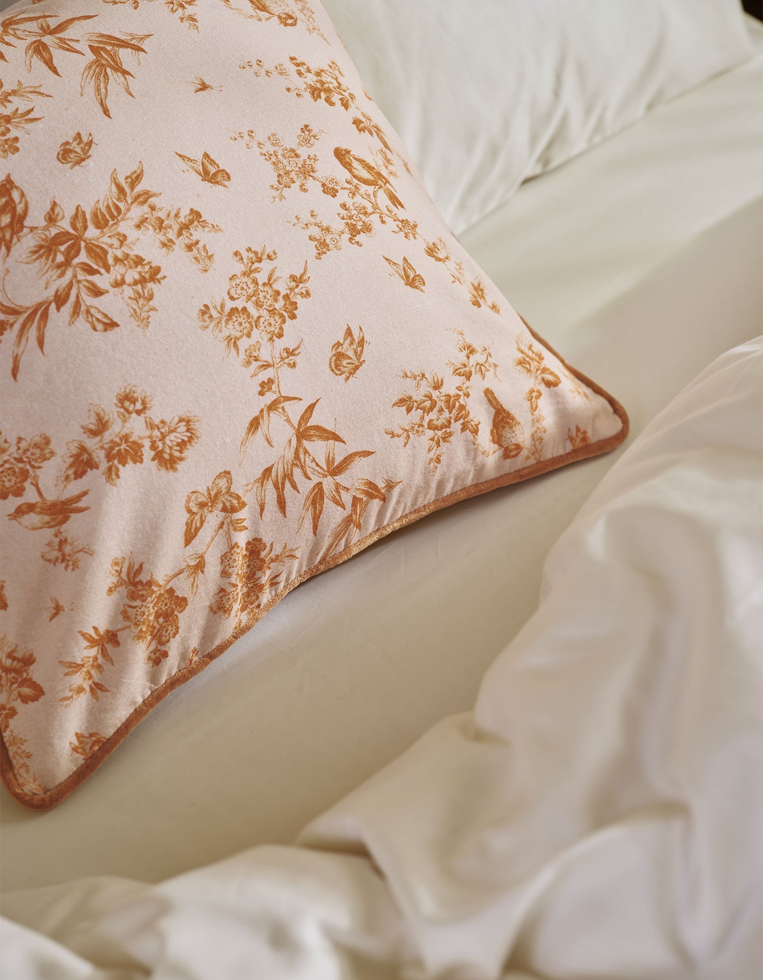 Housse de coussin en coton - Paradis Doré