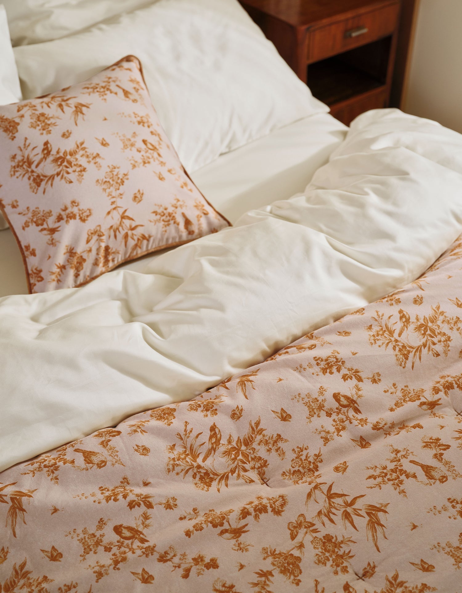 Housse de coussin en coton - Paradis Doré