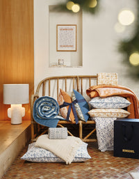 Housse de coussin en coton - Paradis Doré