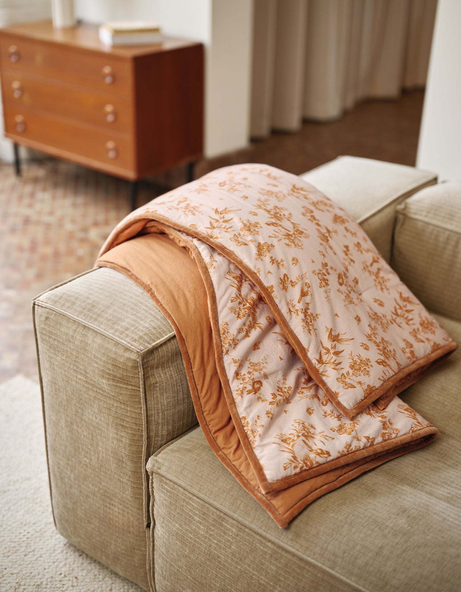 Futon Bonsoirs x Innocence en coton - Paradis Doré