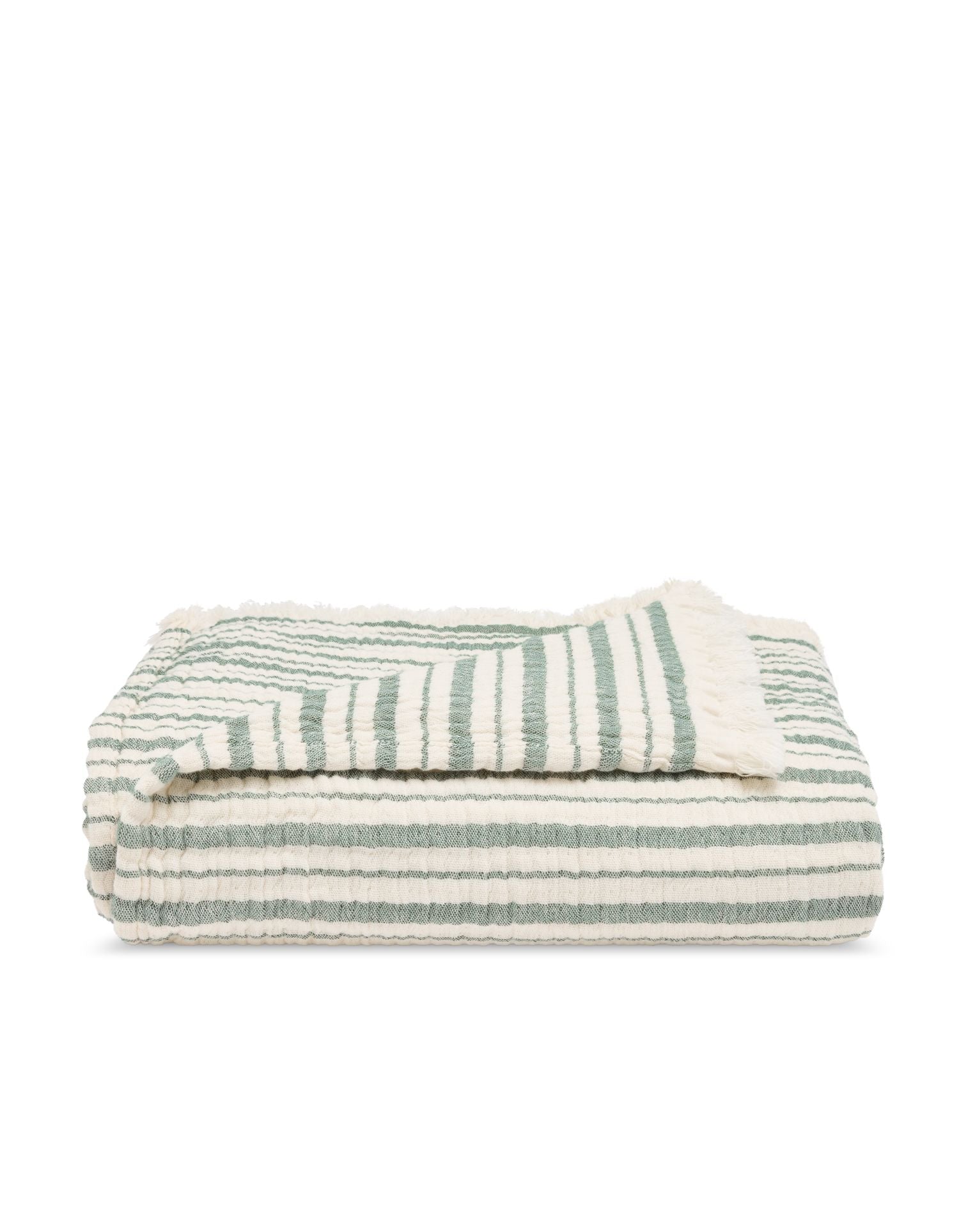 4-ply cotton gauze blanket - Emerald