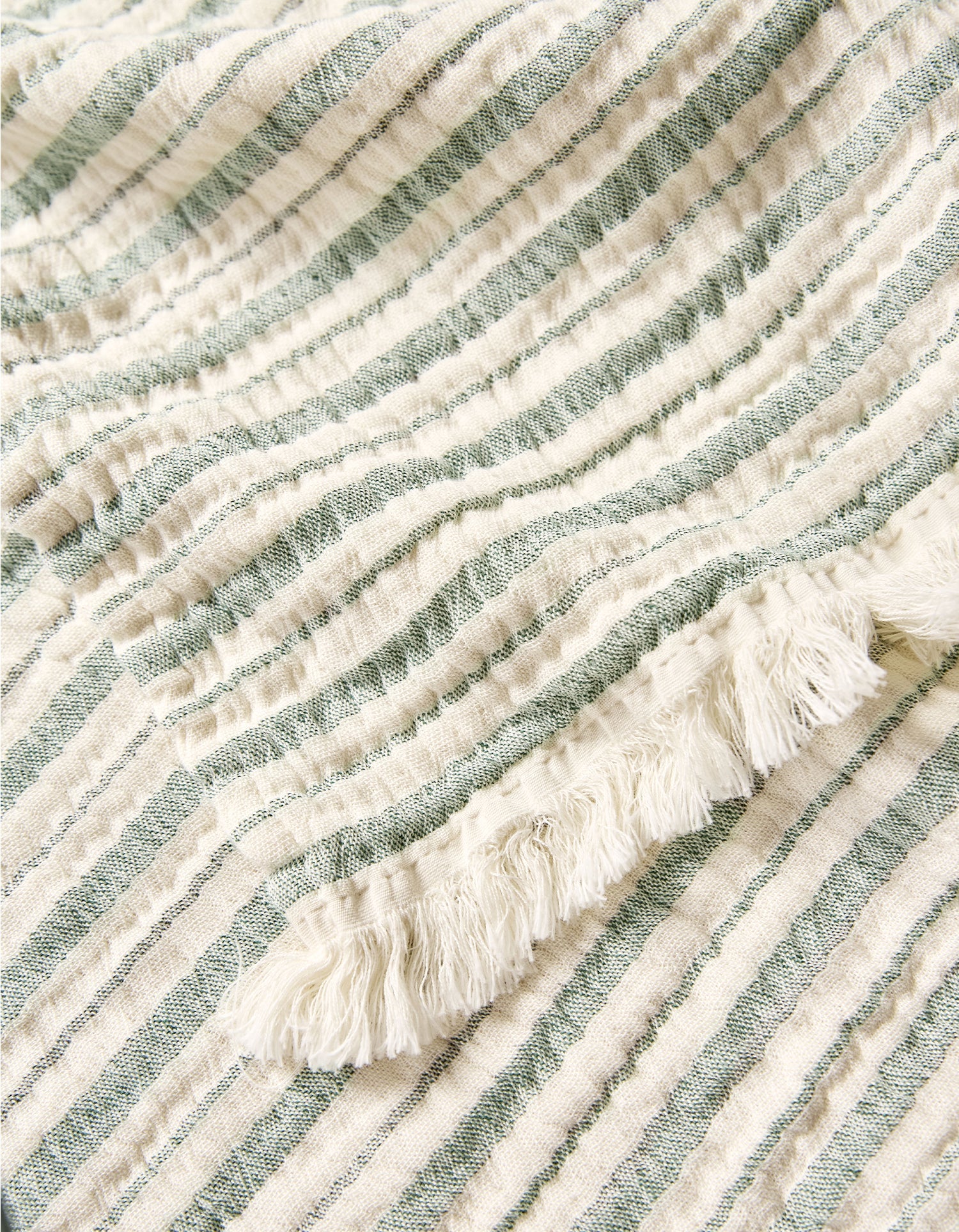 4-ply cotton gauze blanket - Emerald