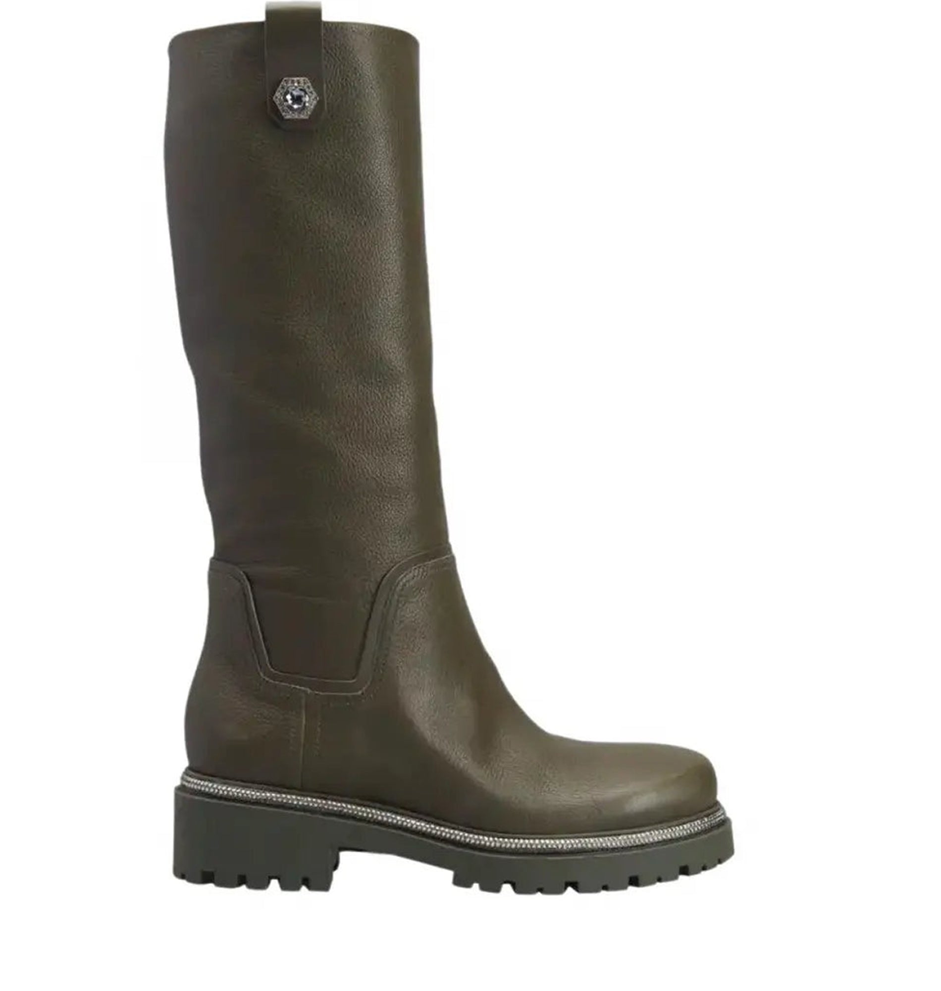 Bottes Nina en cuir - Vert