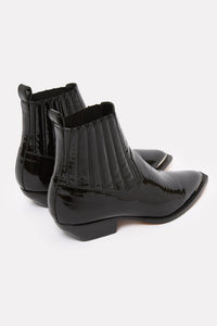 Bottines Georgia en cuir - Noir