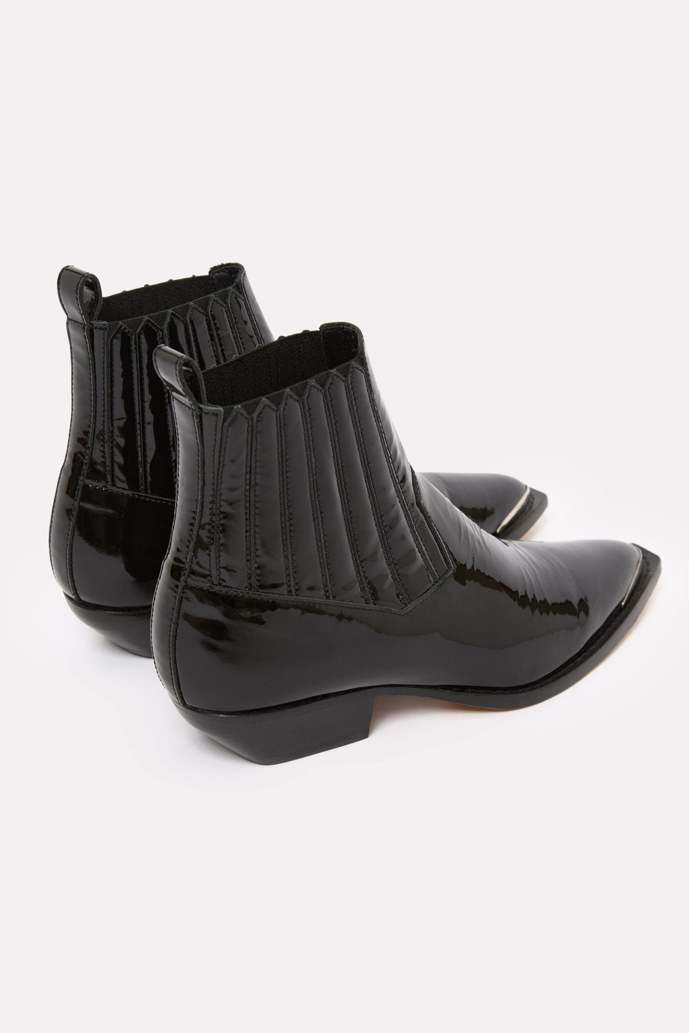Bottines Georgia en cuir - Noir