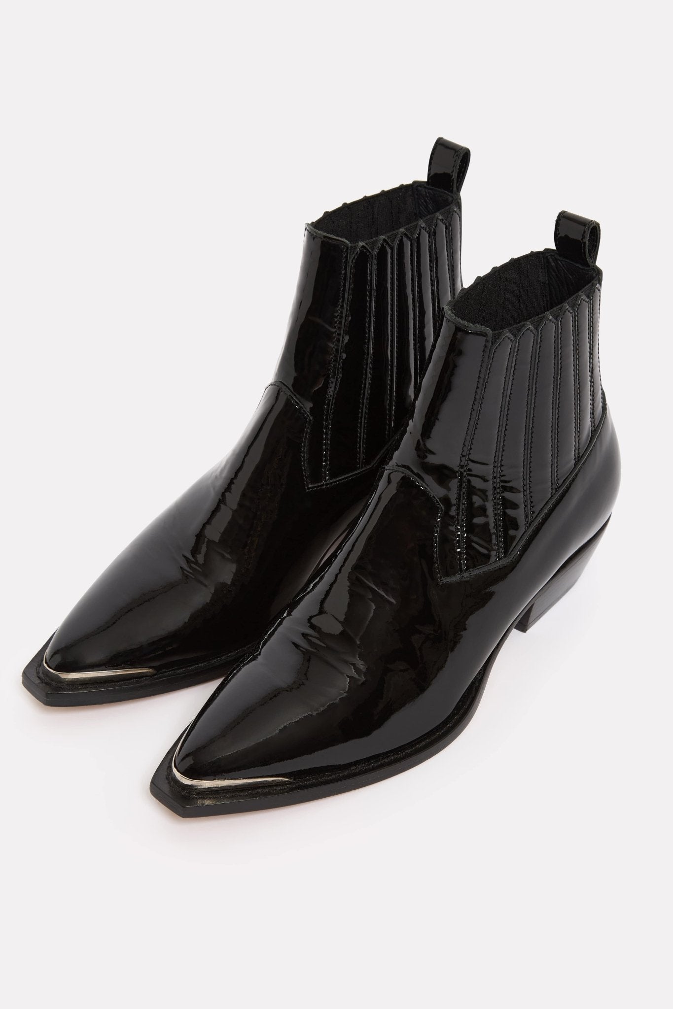 Bottines Georgia en cuir - Noir