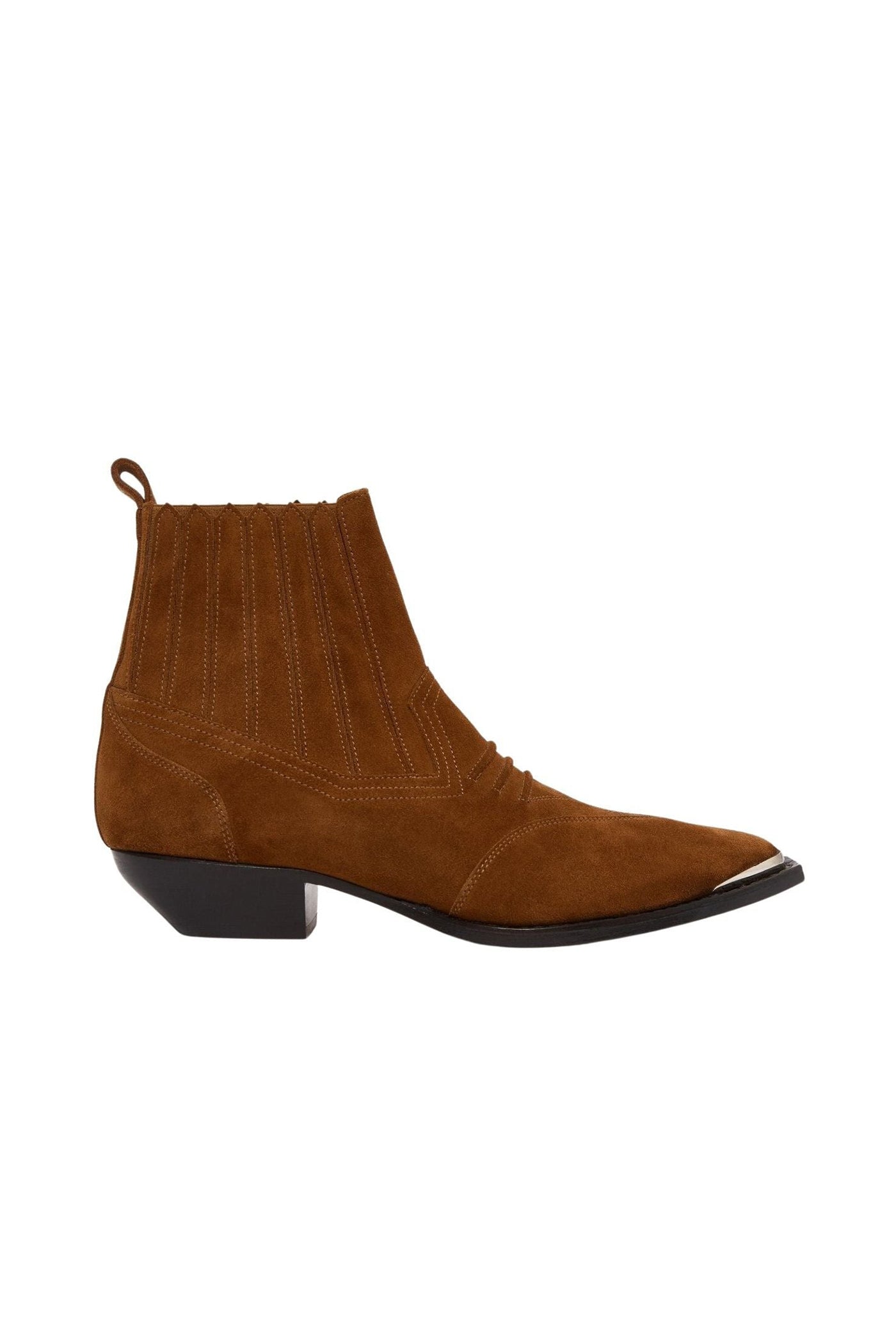 Bottines Georgia en cuir - Whisky