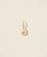 Mono boucle d'oreille Charlie N°1 en or jaune sertie de diamant - Perle & Diamant