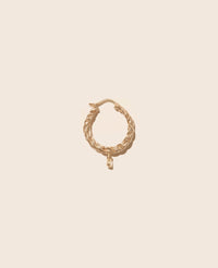 Mono boucle d'oreille Noa en or jaune avec diamant - Or jaune & Diamant