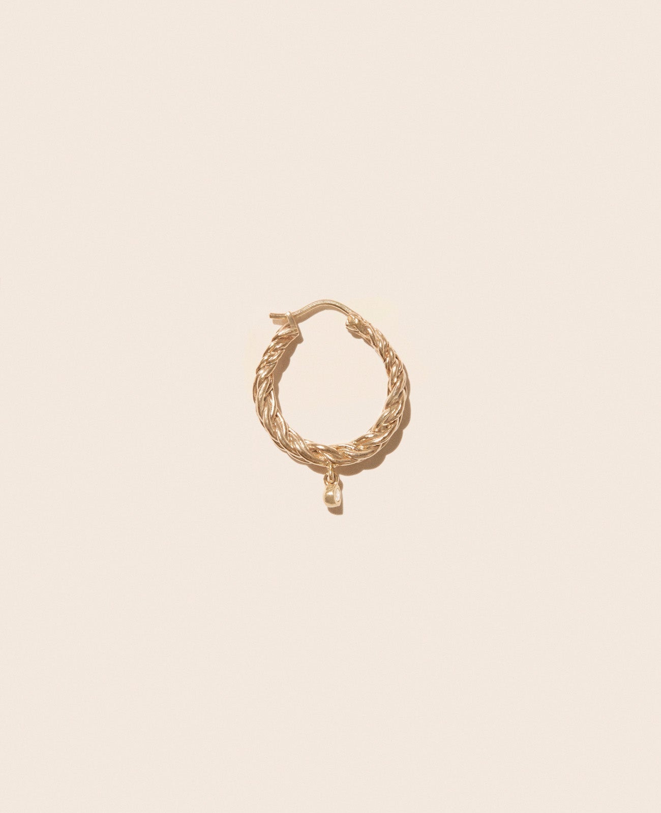 Mono boucle d'oreille Noa en or jaune avec diamant - Or jaune & Diamant