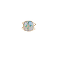 Bague Bowie N°2 en or jaune - Moonstone